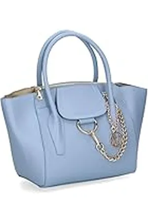 Caprice Dames handtas van leer middelgroot, blauw , , Klein
