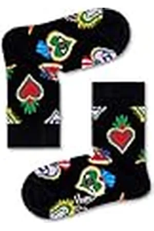 Happy Socks Sacred Heart Sock, kleurrijke en leuke, Sokken voor Kinderen, (2-3Y)