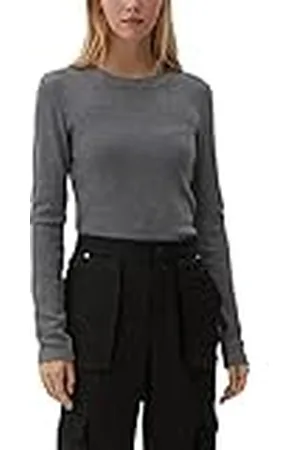 QS by s.Oliver Q/S by Dames T-shirts Lange Mouw, , XS, , XS