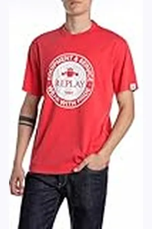 Replay Heren Regular Fit T-shirt van katoen, , 3XL