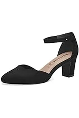 Tamaris Damespumps textiel blokhak, , 36 EU