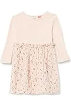 Koton Babygirls jurk met lange mouwen en bloemenprint, , 9-12 Monate