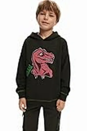 Desigual Jongens Boy Knit Sweat Sweatshirt met lange mouwen, , 12 Jaar