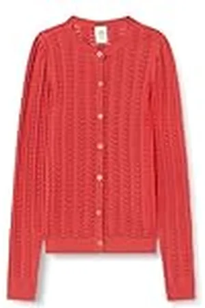 Müsli By Green Cotton Meisje Ladybird Knit Naald Out L/s Cardigan, , 134 cm