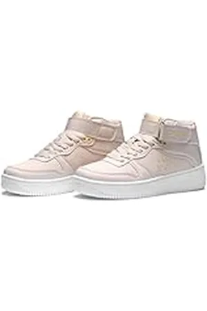 Kappa Logo Maserta Md V gymschoenen, uniseks, volwassenen, roze pastelgeel, 39 EU
