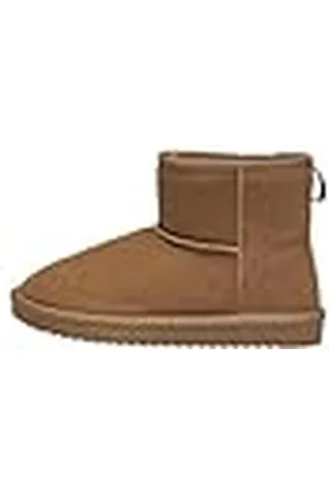 ONLY ONLFEODORA Teddy Lined Boot Enkellaarzen, Brownie, 40 EU, , 40 EU