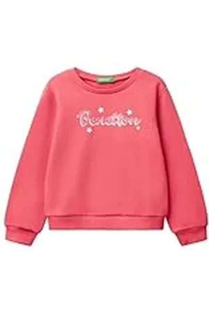 Benetton Sweatshirt zonder capuchon voor meisjes en jongens, , 2 jaar