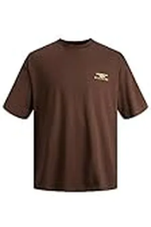 JACK & JONES Jorvilleraybright Tee Ss Crew Neck Ln Poloshirt voor heren, , XL