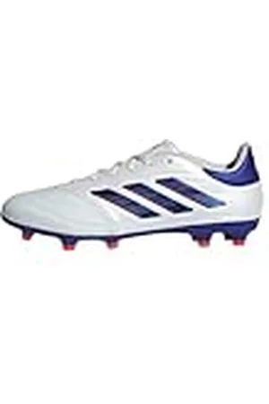 adidas Uniseks-Volwassen COPA PURE II LEAGUE Football Boots Firm Ground, Cloud White/Lucid Blue/Solar Red, 38 EU
