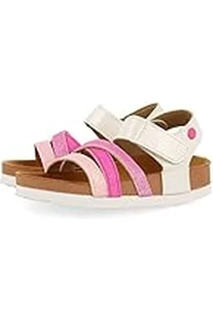 Gioseppo Biologische teenslippers voor meisjes, , met glanzende roze tinten, , 35 EU