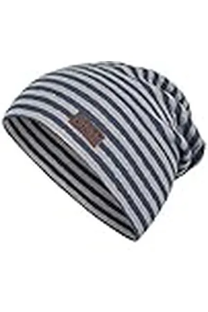 Sterntaler Uniseks beanie voor kinderen, gestreepte muts, , 49 cm