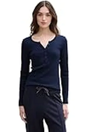 TOM TAILOR T-shirt met lange mouwen voor dames, , L
