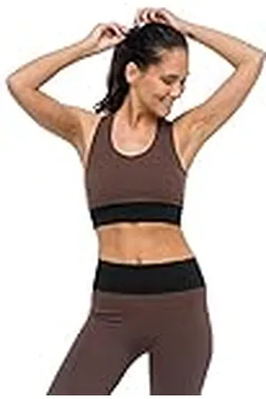Heart And Soul Sportivo Donna-Crop Top Bikolor Kaia Sportbeha voor dames, , Eén maat