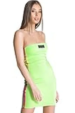 Gianni Kavanagh Neon Green Torsion Dress Casual dames, , M