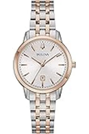 BULOVA Analoog kwartshorloge voor dames, met roestvrijstalen armband 98M137, , armband