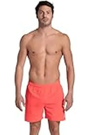 Arena Fundamentals Boxer R strandbroek voor heren, Fluo rood-water, L