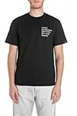 Replay Heren Regular Fit T-shirt van katoen, , XXL