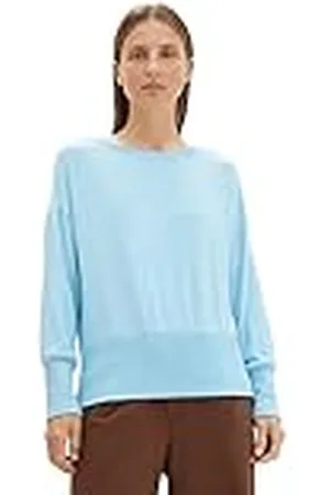 TOM TAILOR T-shirt met lange mouwen voor dames, , 3XL