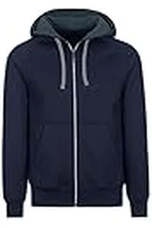 Trigema Sweatjack met capuchon voor heren, , 5XL