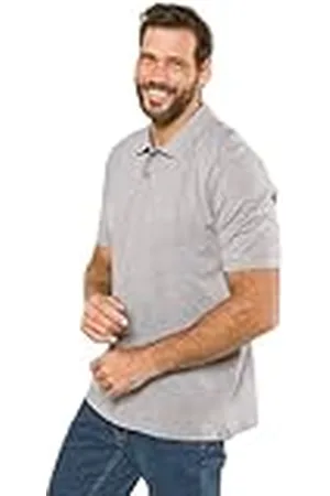 JP 1880 Poloshirt voor heren, bovendeel, knoopsluiting, hemdkraag, piqué polohemd, , 5XL