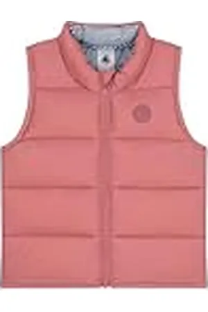 Petit Bateau A0C3C Donsjack Mouwloos Meisjes 0-24 Rosewood 6 Maanden, , 6 mesi