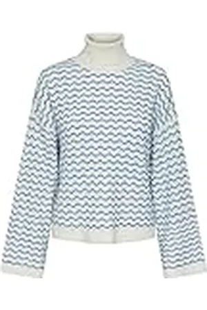 Pieces® Pcjoyce Ls Oversized Roll Neck Knit Bc Pullover voor dames, /patroon: French Blue, M