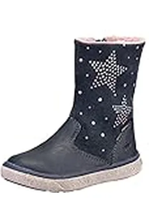LICO Anjana Meisjes Winterlaarzen, Marineblauw/zachtroze, 29 EU
