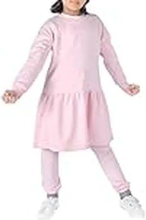 M17 Sweatjurk voor meisjes, lange mouwen, sweatshirt, top, casual, comfortabel, zachte trui, , 9-10 jaar