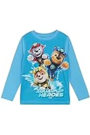 Minymo Jongens T-shirt met lange mouwen met Paw Patrol-opdruk, , 98 cm
