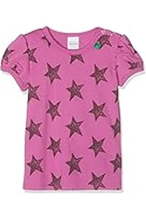 Green Cotton Meisjes Star S/S T Girl Baby T-shirt