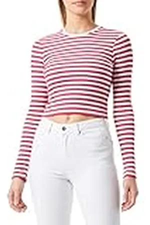 ONLY Bestseller A/S ONLELINA L/S Cropped Top JRS, , S