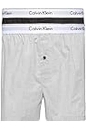 Calvin Klein Boxer Slim 2pk 000nb1396a heren Boxershorts,zwart (Black/Grey Heather),XL
