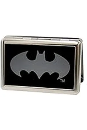 Buckle Gesp omlaag metalen portemonnee voor heren - Batman omgekeerd geborsteld