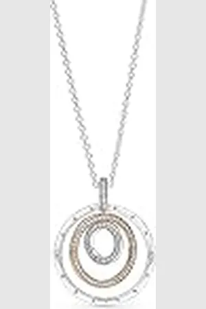 PANDORA Collar 389483C01-60 círculos dos tonos