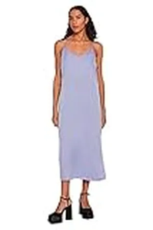 VILA Dames veellette singlet satijnen jurk/Su-Noos jurk, , 38