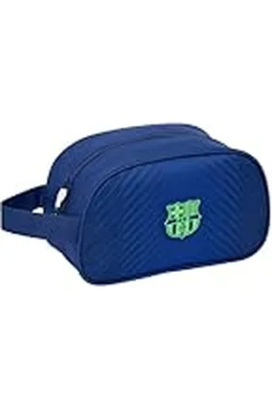 Safta F.C. Barcelona Navy Blue - Toilettas voor kinderen, middelgroot, met handvat, kindertoilettas, aanpasbaar aan de wagen, eenvoudig te reinigen, comfortabel en veelzijdig, kwaliteit en