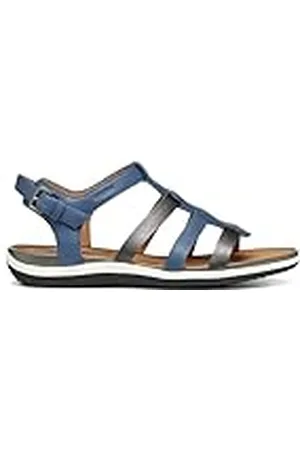 Geox Dames D Vega A Sportsandaal, AVIO/Gun, 41 EU, , 41 EU