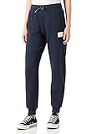 Armani Exchange Dames verstelbare trekkoordjes, logo, voorzakken sweatpants, , XL