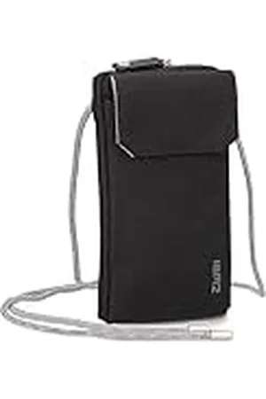 Zwei Olli OP30 Telefoontasje om te hangen, smartphoneetui, 19 x 11 cm, vak voor kleingeld + 4 kaartsleuven, rondom ritssluiting, in lengte verstelbare riem, robuust materiaal, , 19 x 11 x 3 cm
