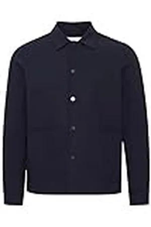Casual Friday Heren CFJohann Stretch Shacket Jacket, 194013 / Dark Navy, S, , S