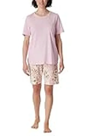Schiesser Damen Schlafanzug Set kurz Baumwolle Modal - Nightwear
