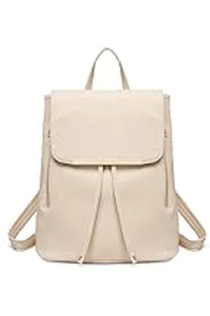 MISS LULÙ Fashion Saffiano Pu Lederen Satchel Rugzak voor Meisjes Vrouwen ( E1669)