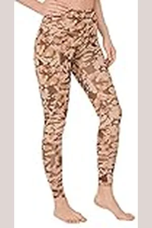 LOS OJOS Camo Leggings voor dames, hoge taille, buikweg, camouflage, workout leggings voor vrouwen, , L