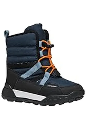 Geox J TREKKYUP BOY B ABX sneeuwlaars, marine/zwart, 1 UK, , 1 UK