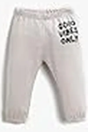 Koton Printed Jogger Sweatpants Trekkoord Joggingbroek Jongens, , 6-9 mesi