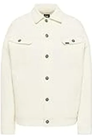 Lee Trucker jeansjack voor dames, wit marmer, L