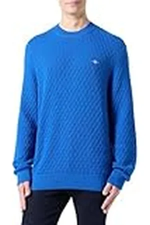 GANT Getextureerd katoen C-hals, , 5XL