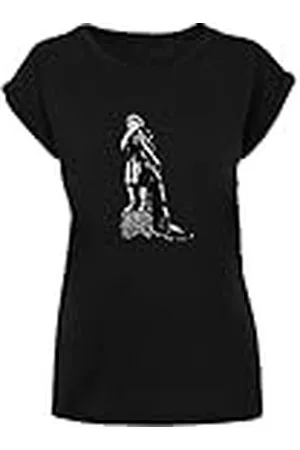 Merchcode Dames T-shirt Ladies Liberty Girl T-shirt, losse pasvorm, katoen 100%, S, , S