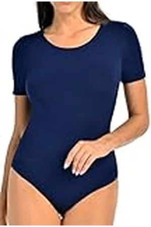 Teyli Elegante bodysuit voor dames, mesh top, sexy body van viscose en mesh met toevoeging van lycra-vezels, , 3XL