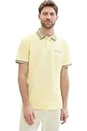 TOM TAILOR Basic Piqué poloshirt voor heren met logo-print, , XXL